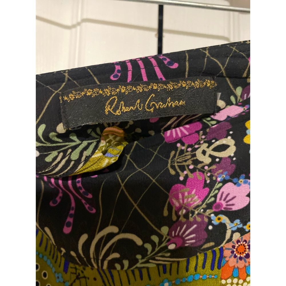 Robert Graham Multicolor Silk Floral Women's Shorts - Picture 4 of 6